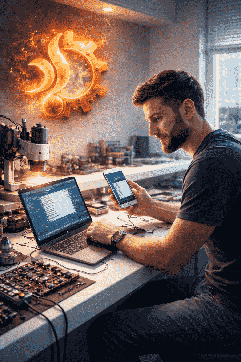 آموزش تعمیرات نرم افزار موبایل استان قم